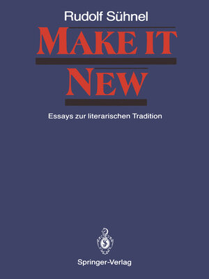 cover image of Make it New